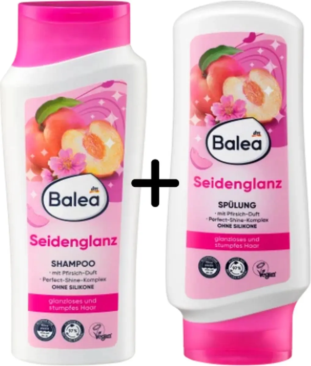 Balea Shampoo & Conditioner Zijdeglans
