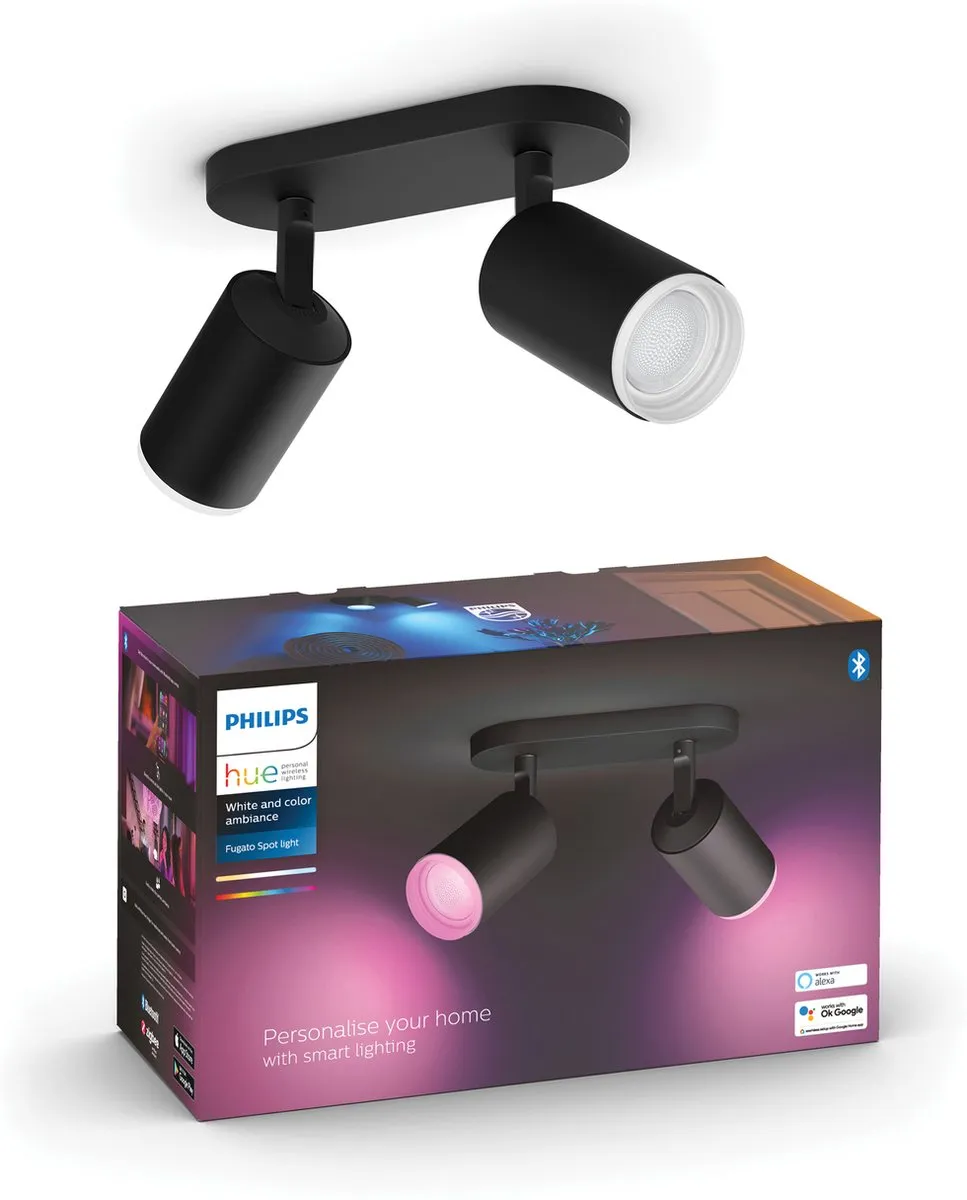 Philips Hue Fugato Opbouwspot 2-spots