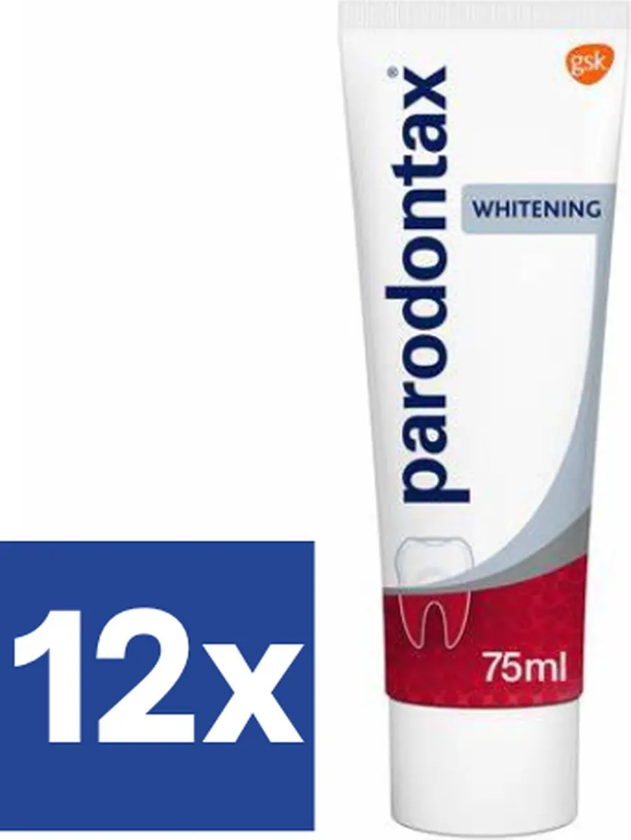Parodontax Whitening Tandpasta 12x75ml