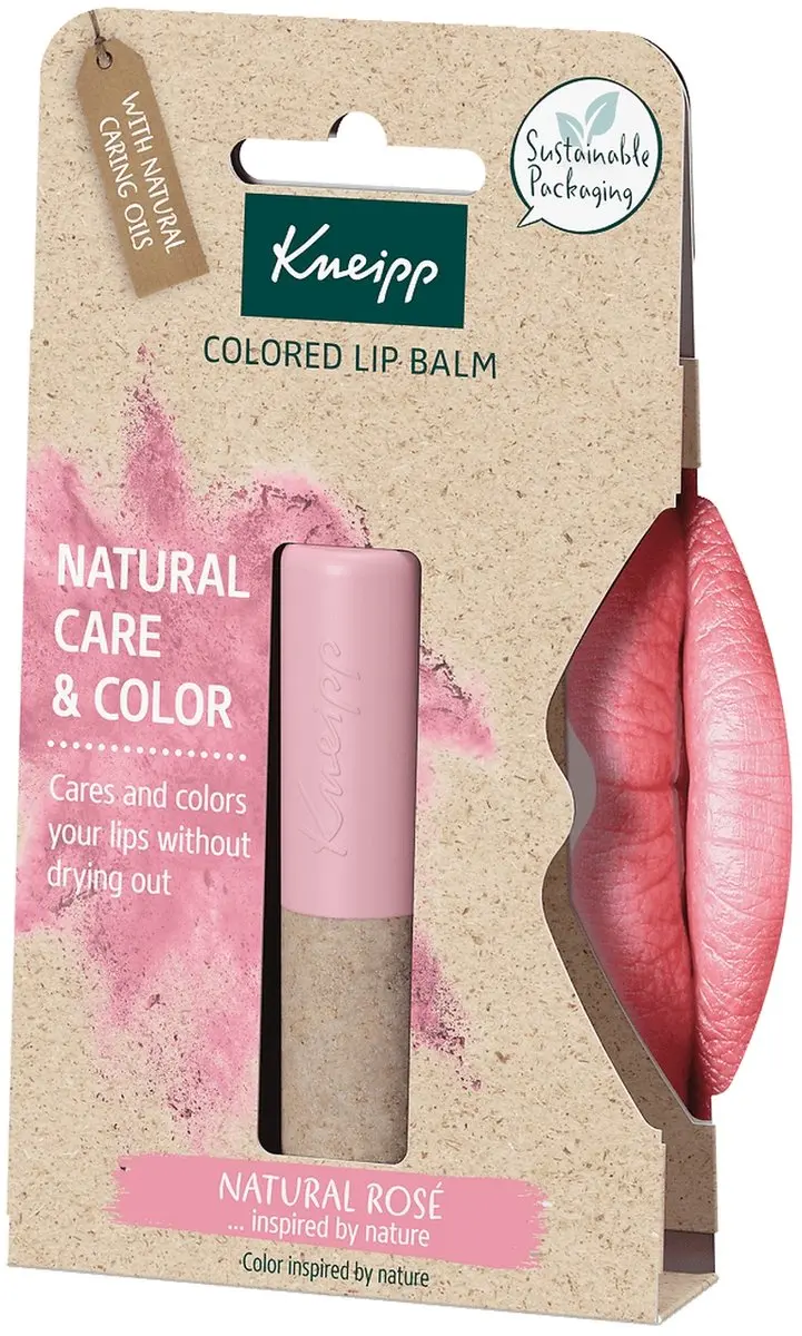 Kneipp Natural Colored Lip Balm Rosé - 35ml