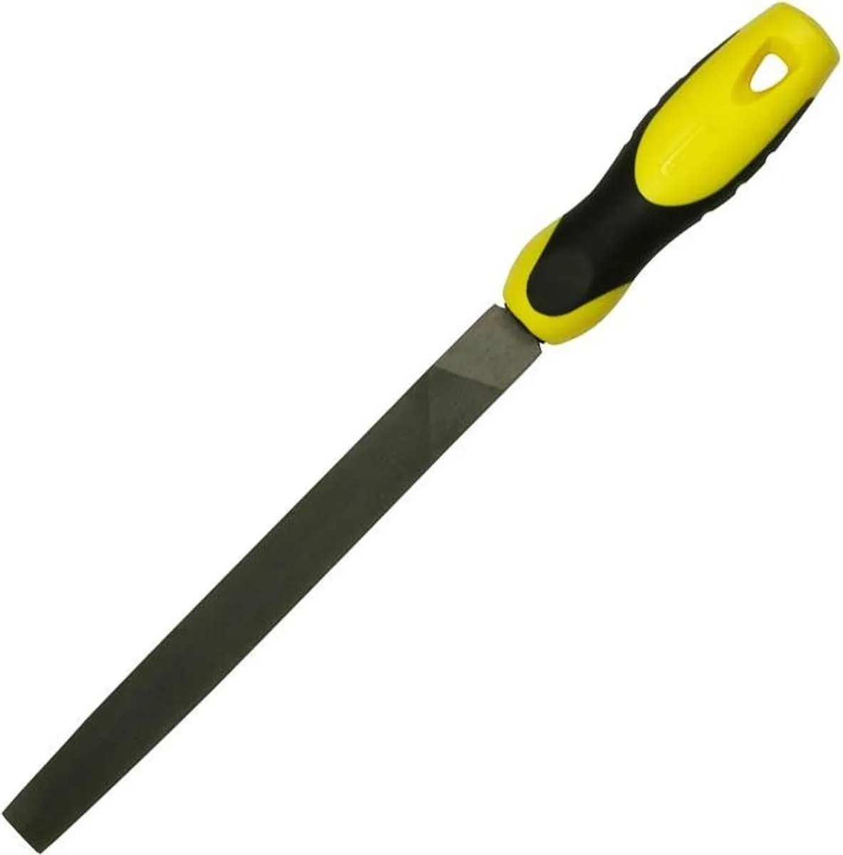 Stanley Halfronde Vijl Halfzoet 200mm - Geel