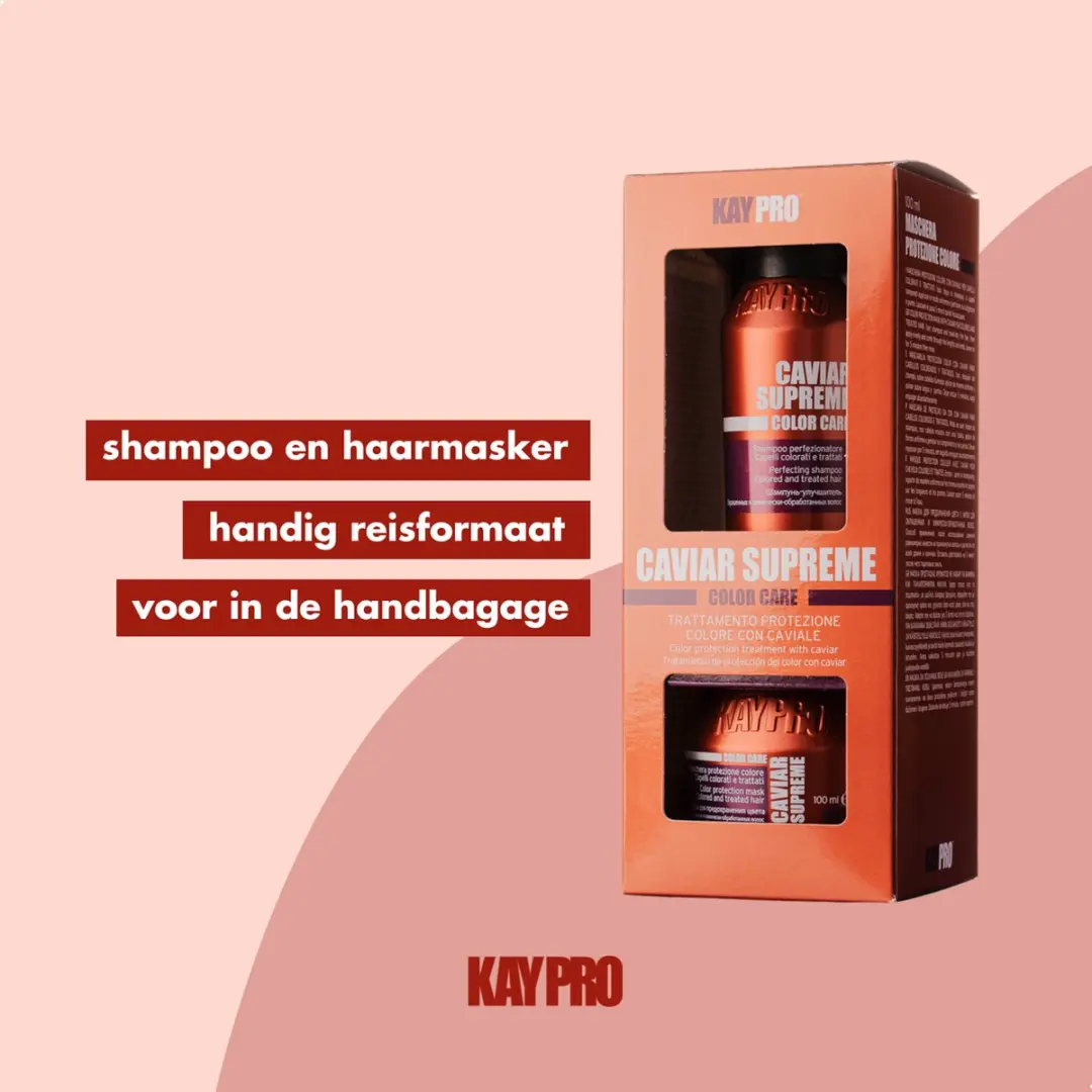 KayPro Travel Size Caviar Shampoo & Masker 100ml - 2 Stuks