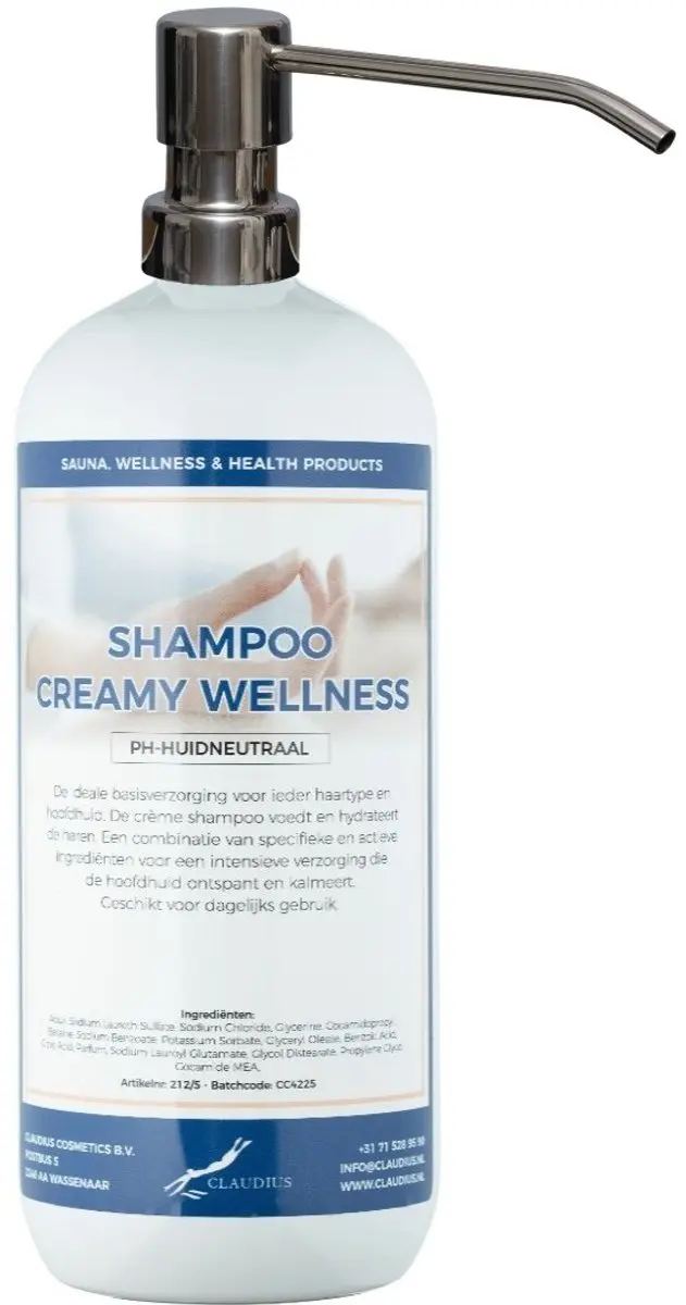 Splashbox Cosmetics Shampoo Creamy Wellness 1L