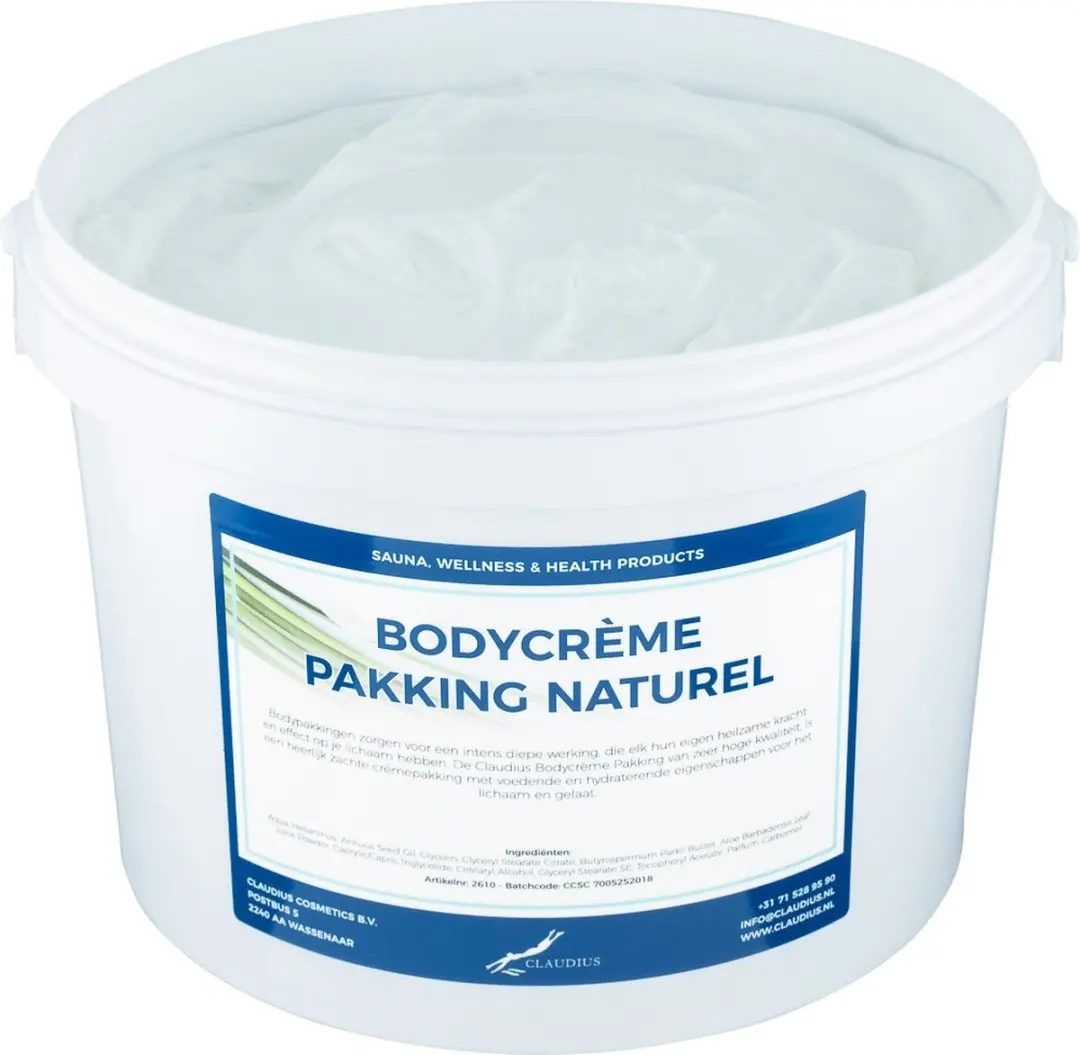 Splashbox Cosmetics Bodycrème Naturel 10L