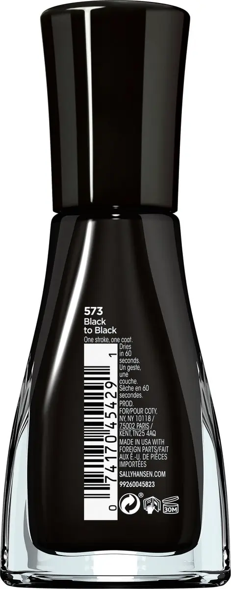 Sally Hansen InstaDri Nagellak 573 Black to Black - 9.17ml