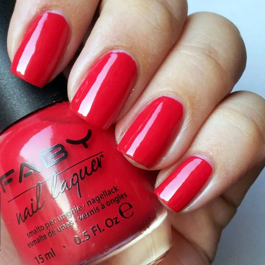 FABY Red Reflex Vegan Nagellak - Rood - 15ml