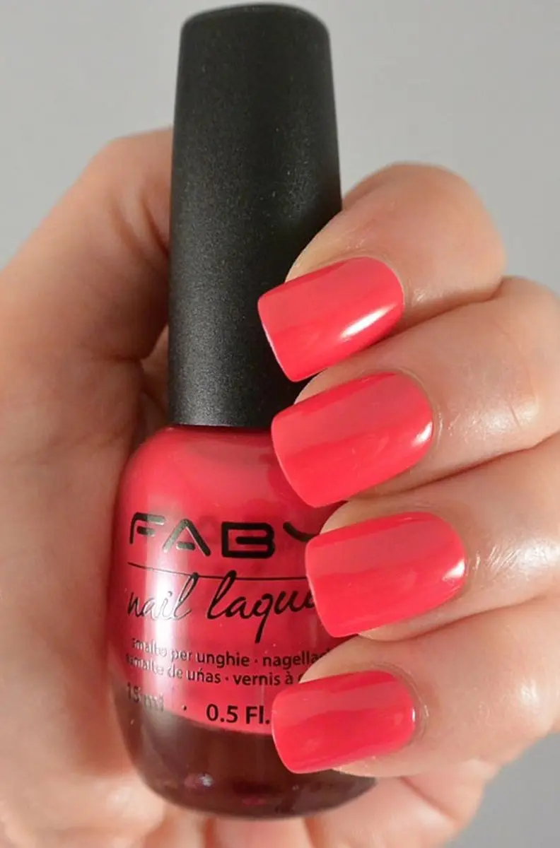FABY Red Reflex Vegan Nagellak - Rood - 15ml