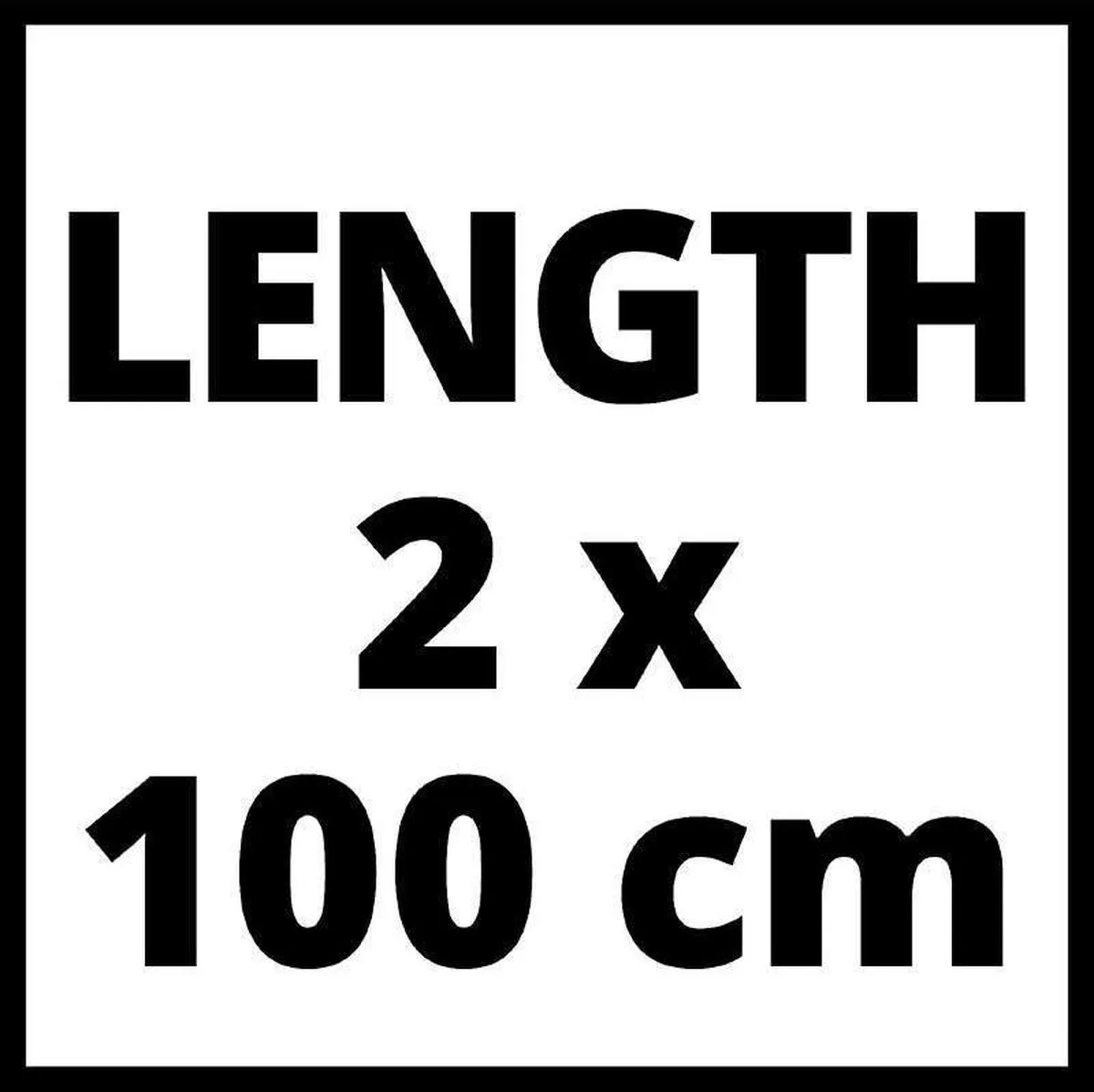 Einhell Geleiderail Aluminium 2x1000mm