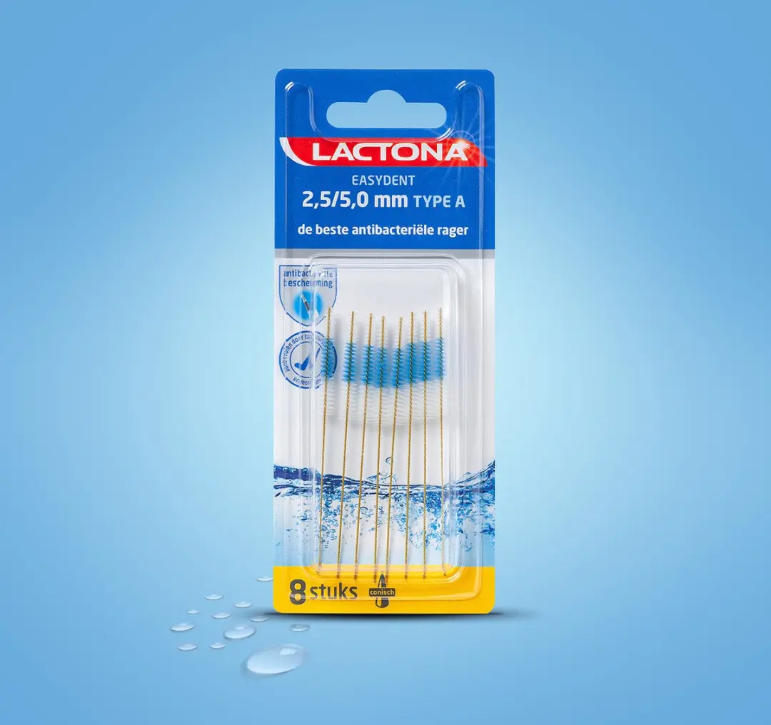 Lactona Ragers Easydent Type A Geel 2,5-5mm - 8 Stuks