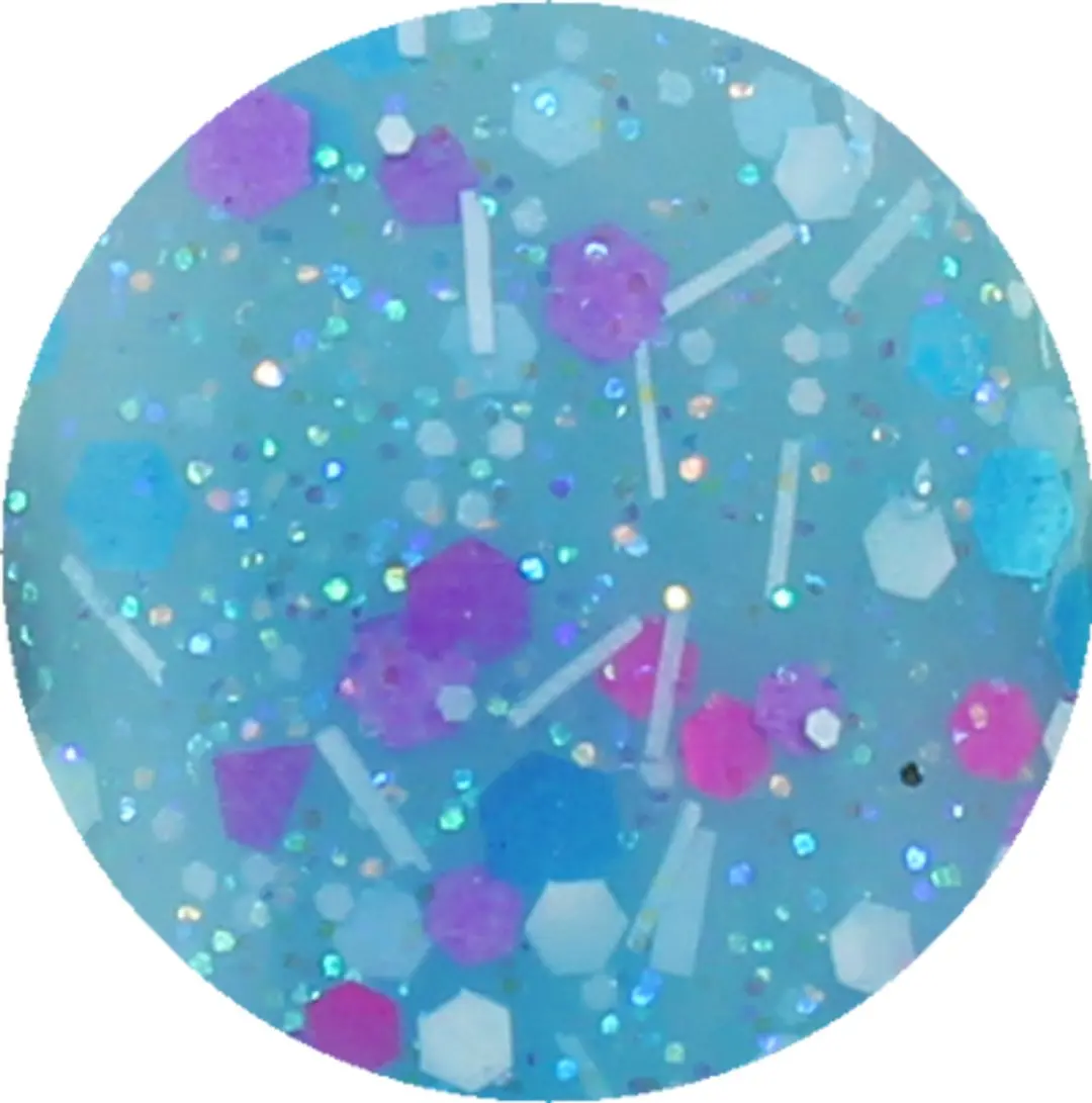 Mia Secret Fireworks Acrylpoeder Blue Crossette 7.5ml