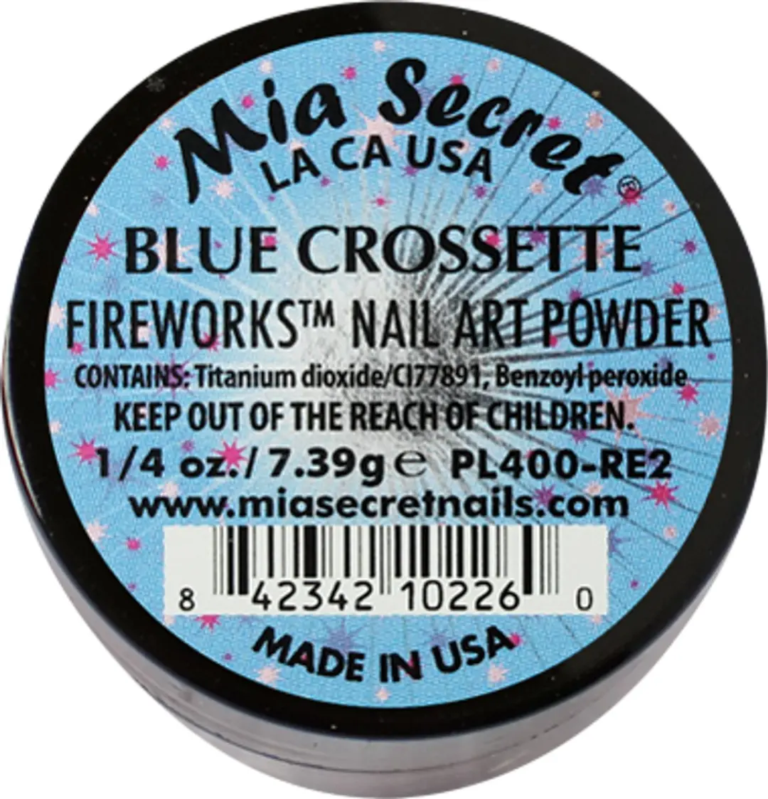 Mia Secret Fireworks Acrylpoeder Blue Crossette 7.5ml