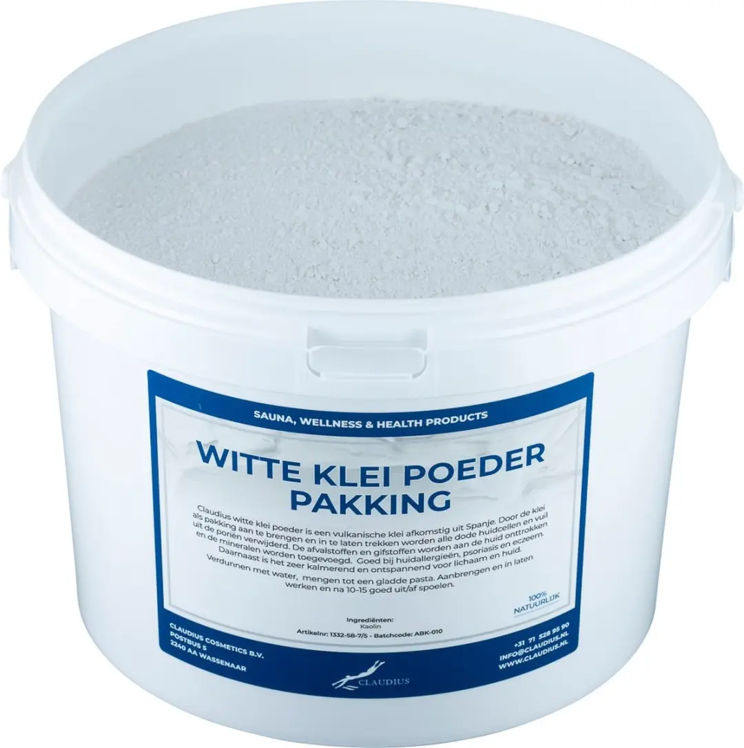Splashbox Cosmetics Witte Klei Poeder 2,5 kg