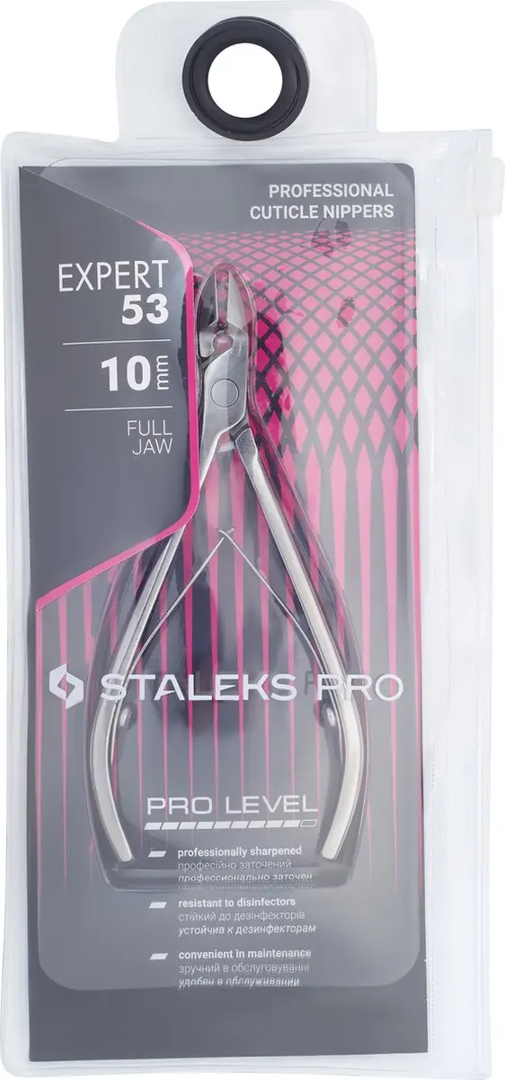 STALEKS Pro Expert 53 Cuticle Nippers 10mm