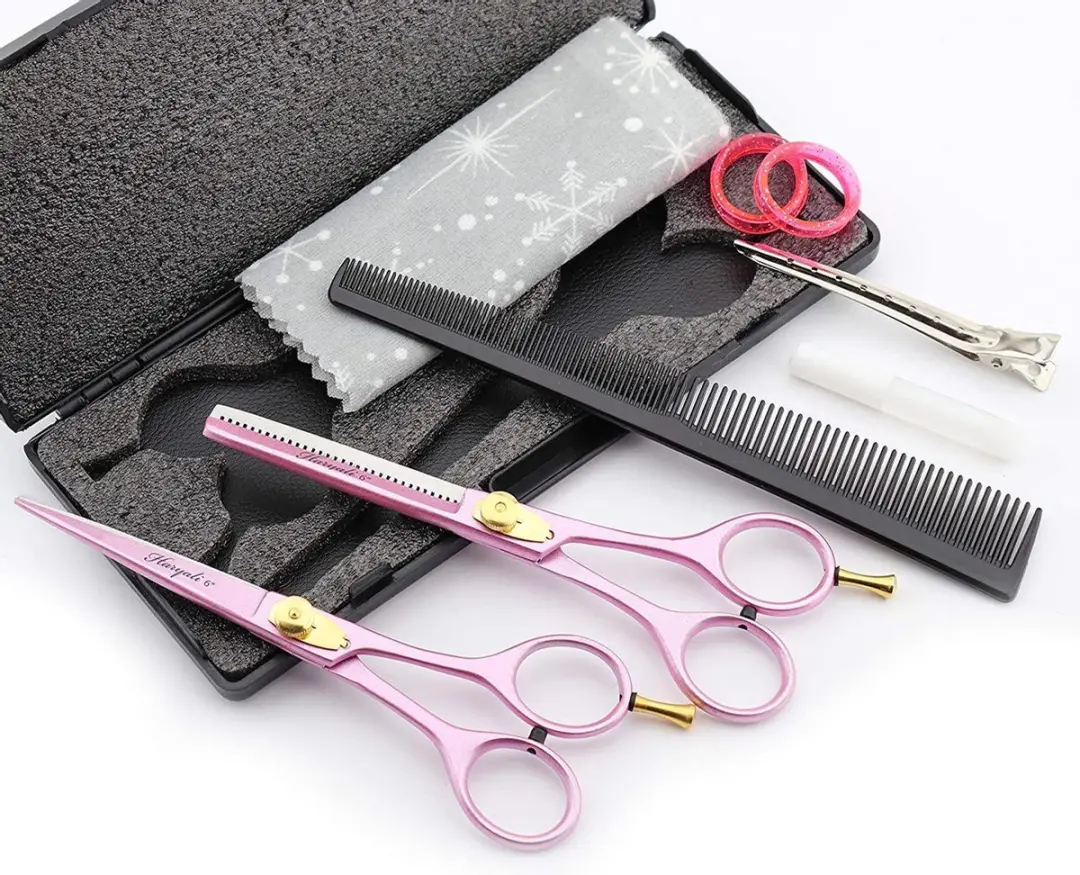 Haryali London Kappersschaar 12,7cm - Verstelbare schroef - 4 Stuks