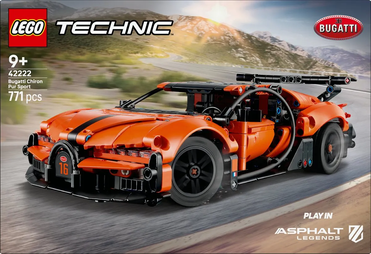 LEGO Technic Bugatti Chiron Pur Sport Hypercar 771 Stukken - Multicolor