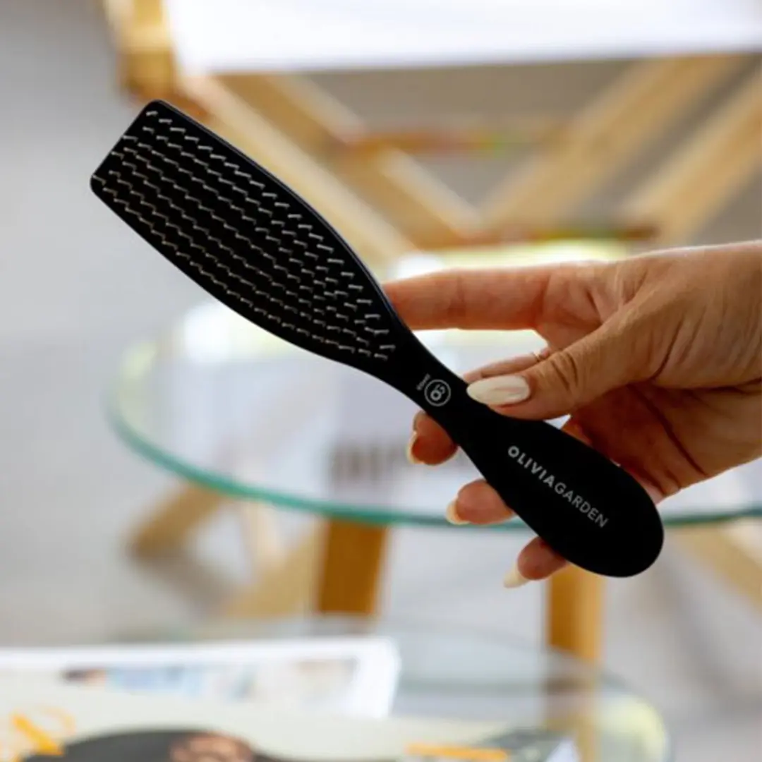 Olivia Garden Style Wet Hair Borstels - Matt Black