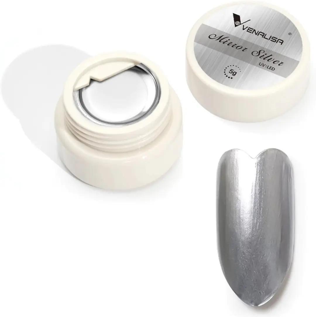 Venalisa UV Gellak Metallic Zilver 5g