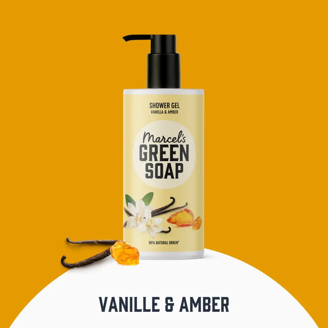 Marcel's Green Soap Douchegel Vanille & Amber 6x300ml