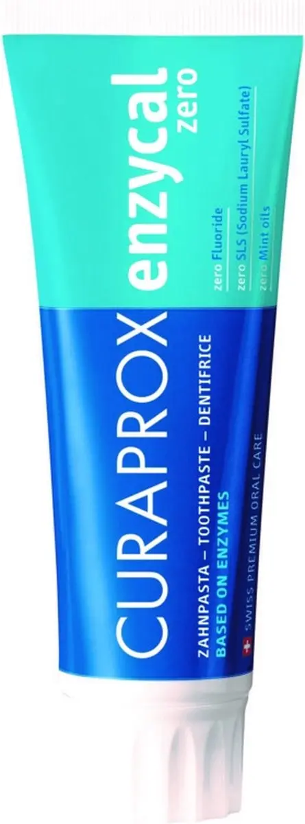 Curaprox Enzycal Zero Fluoride Tandpasta 75ml - 4 Stuks