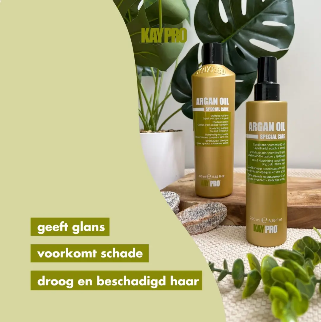 KayPro Arganolie Shampoo 350ml - Droog/Beschadigd Haar