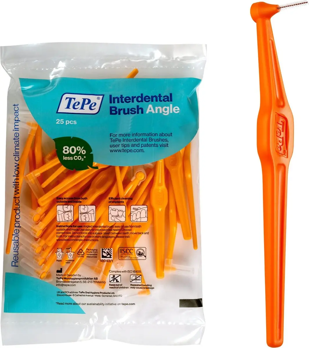 Tepe Angle Interdentale Ragers Oranje 0,45mm