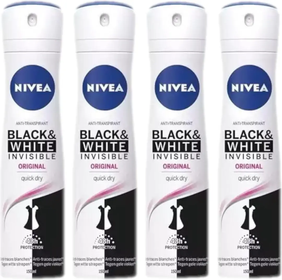 NIVEA Deo Spray Black & White Clear