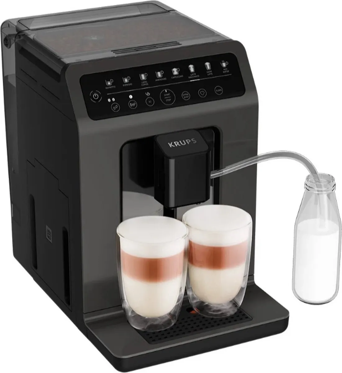 Krups Evidence EA89ZB10 Volautomatische Espressomachine - Antraciet