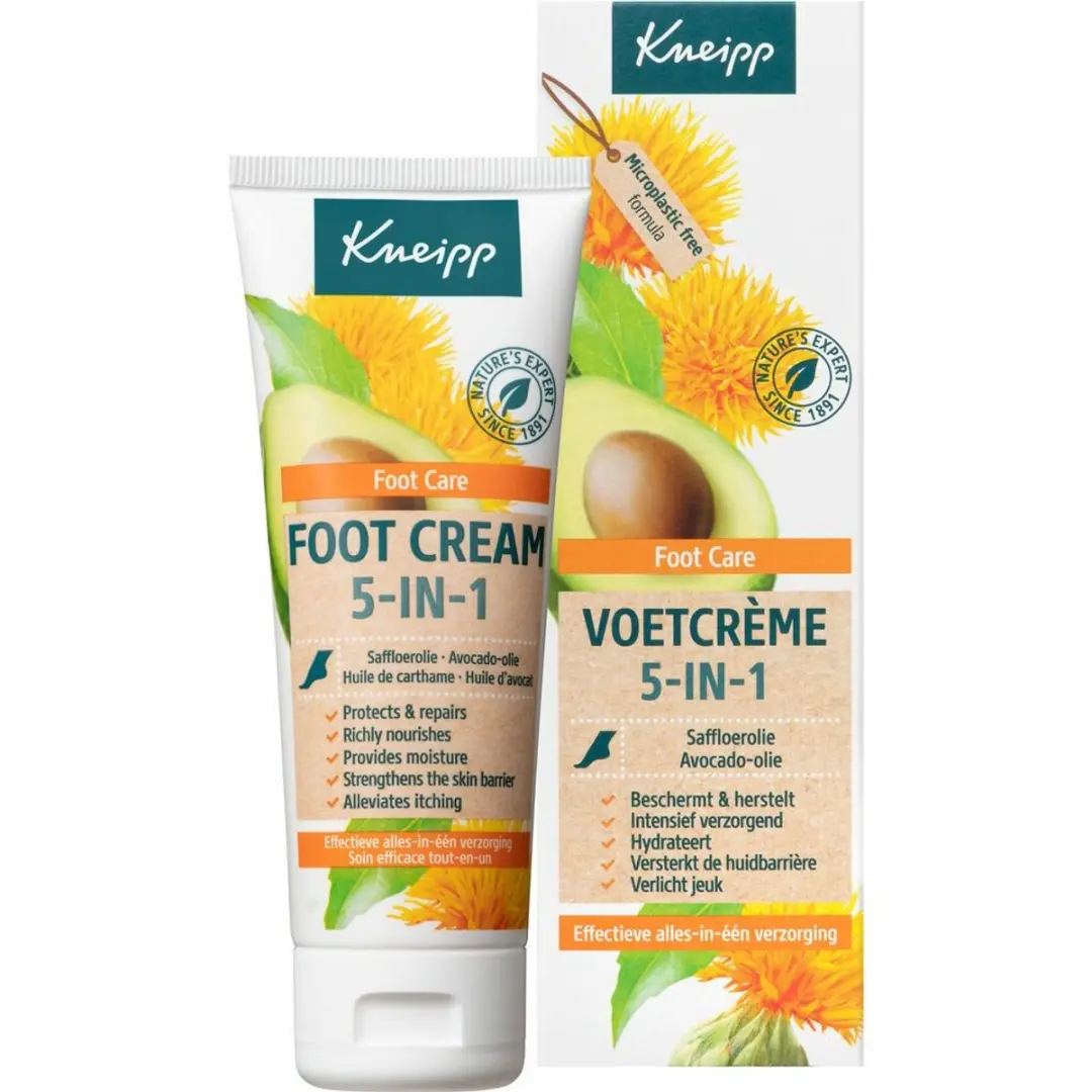 Kneipp Voetcrème 5-in-1 - 4x75ml