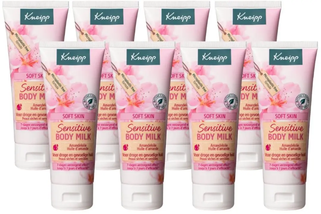 Kneipp Mini Bodymilk Soft Skin 8x75ml