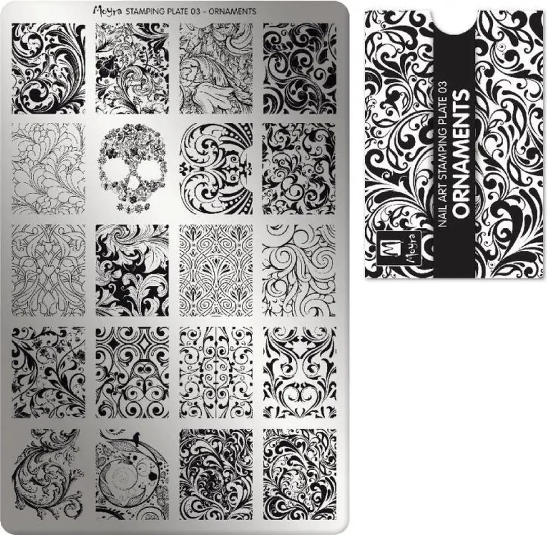 Moyra Stamping Plate 03 Ornaments