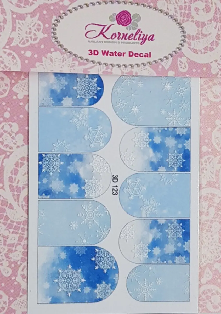 Korneliya 3D Waterdecal 123