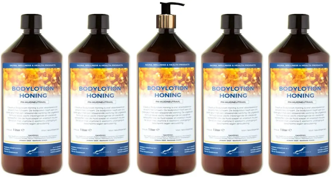 Splashbox Cosmetics Honing Bodylotion 1L - 5 Stuks