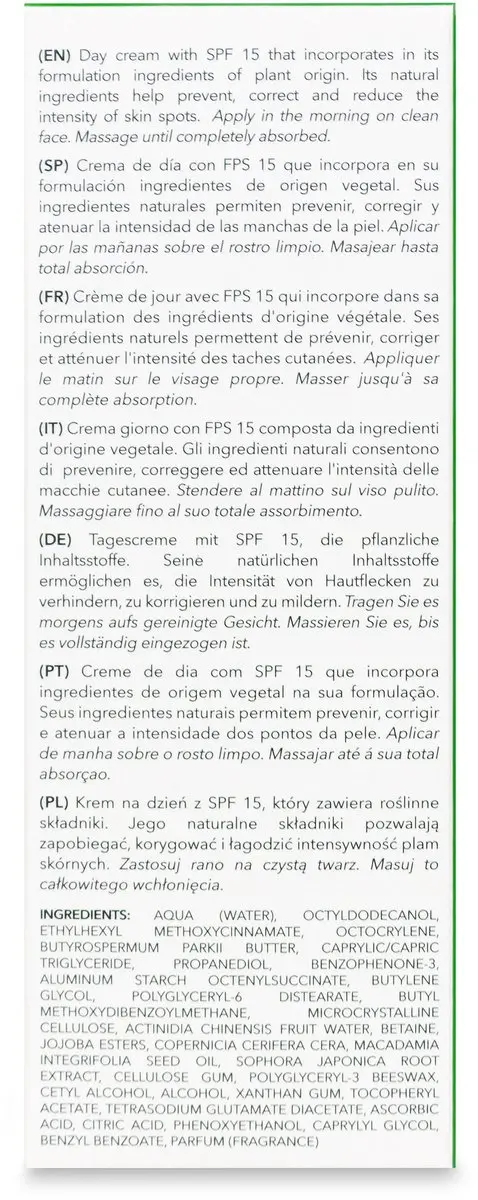 Postquam Skin Care Depigmenterende Dagcrème SPF 15 50ml