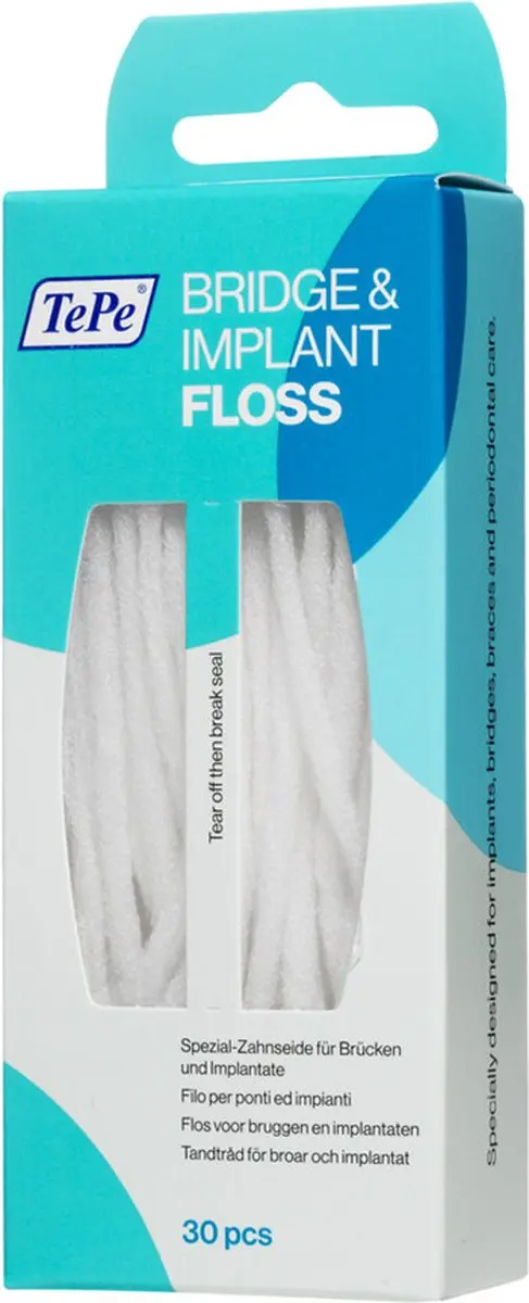TePe Bridge & Implant Floss 30 Stuks
