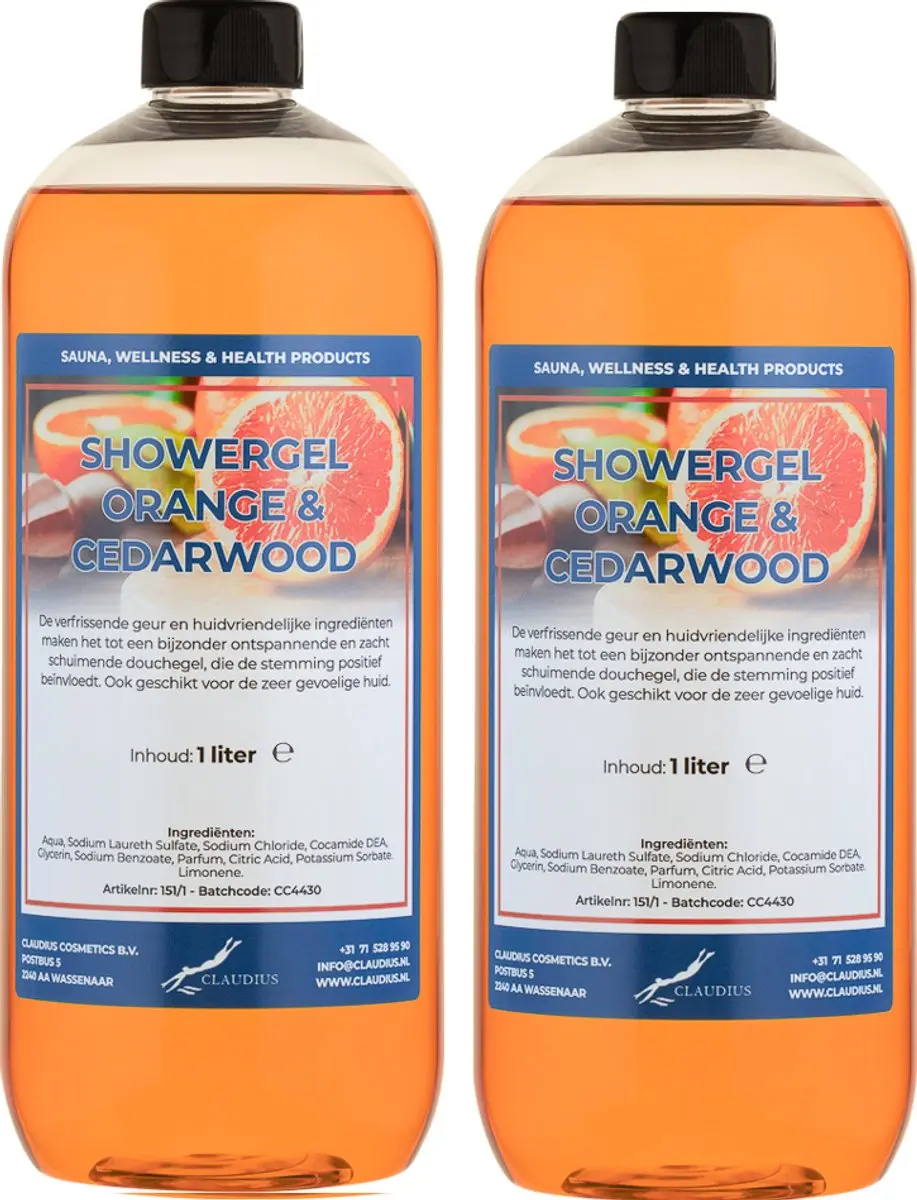 Splashbox Cosmetics Handzeep Sweet Orange & Cedarwood 2 Liter