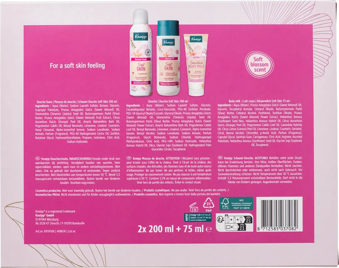 Kneipp Soft Skin Luxe Geschenkset - 3 Stuks