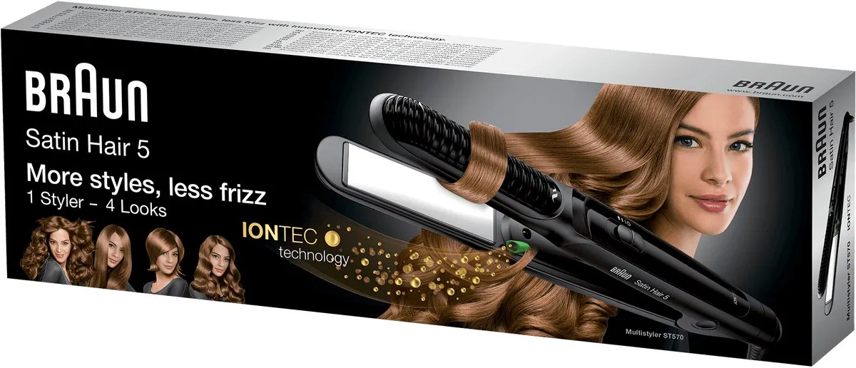 Braun Satin Hair 5 ST570 Stijltang - Zwart