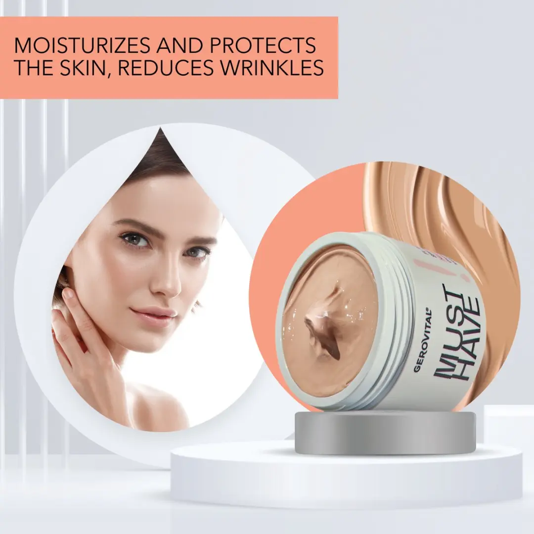Gerovital GiftSet Huidverzorging - Oogserum 3% Cafeïne 30ml + Dagcrème 1% Peptide SPF15 50ml