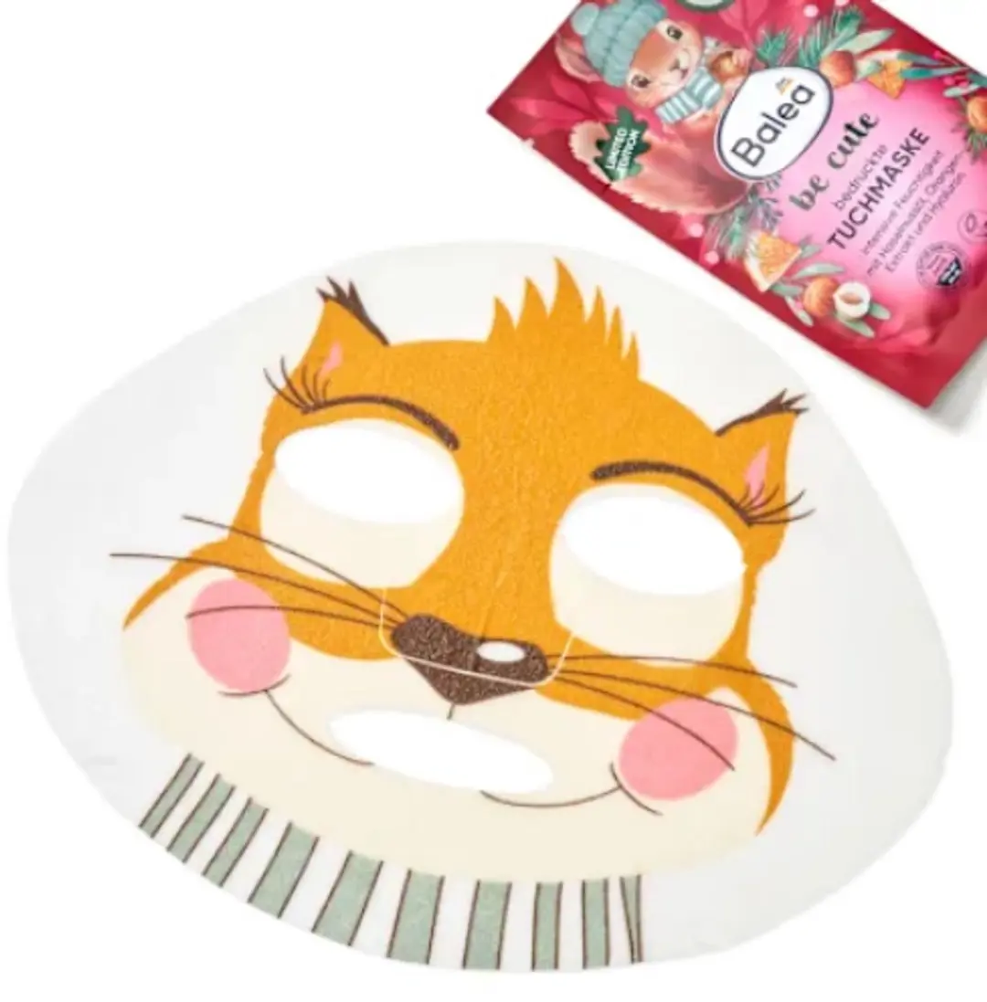 Balea Bedrukt Gezichtsmasker - Eekhoorn - 20g