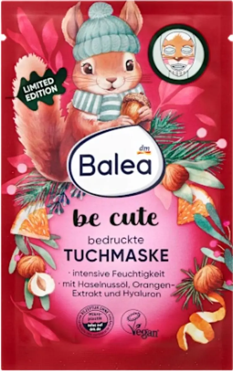 Balea Bedrukt Gezichtsmasker