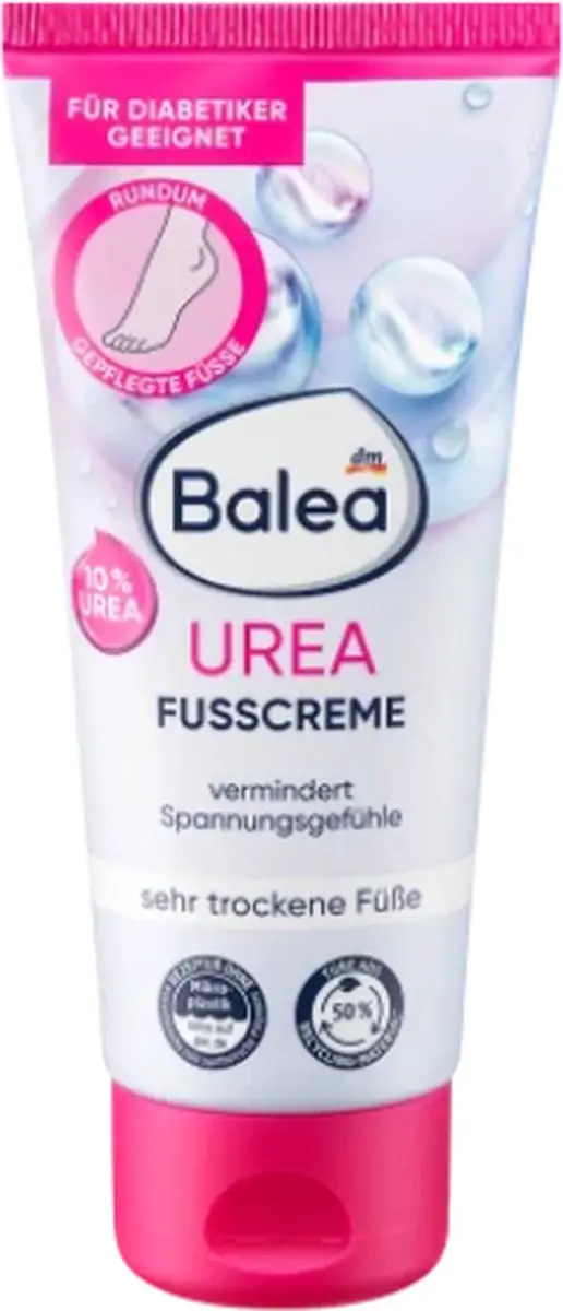 Balea Voetcrème 10% Ureum 6x100ml - Geschikt voor diabetici