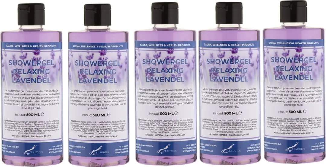 Splashbox Cosmetics Douchegel Relaxing Lavendel 500ml