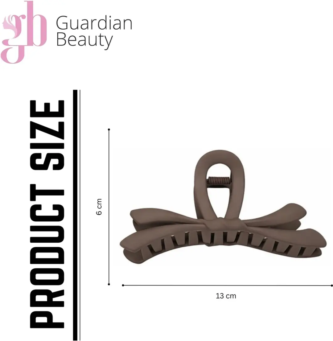 Guardian Beauty Haarclips Groot Klauwen - 4 Stuks - Bruin/Zwart/Warmbeige/Donkerbruin