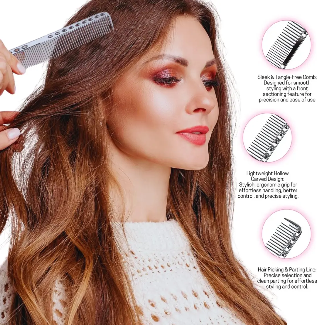 Guardian Beauty Kamset Aluminium - 4 Stuks Zilver