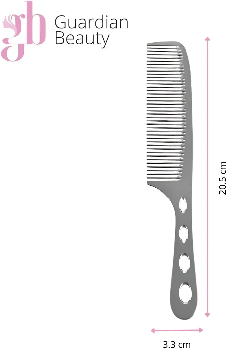 Guardian Beauty Kamset Aluminium - 4 Stuks Zilver
