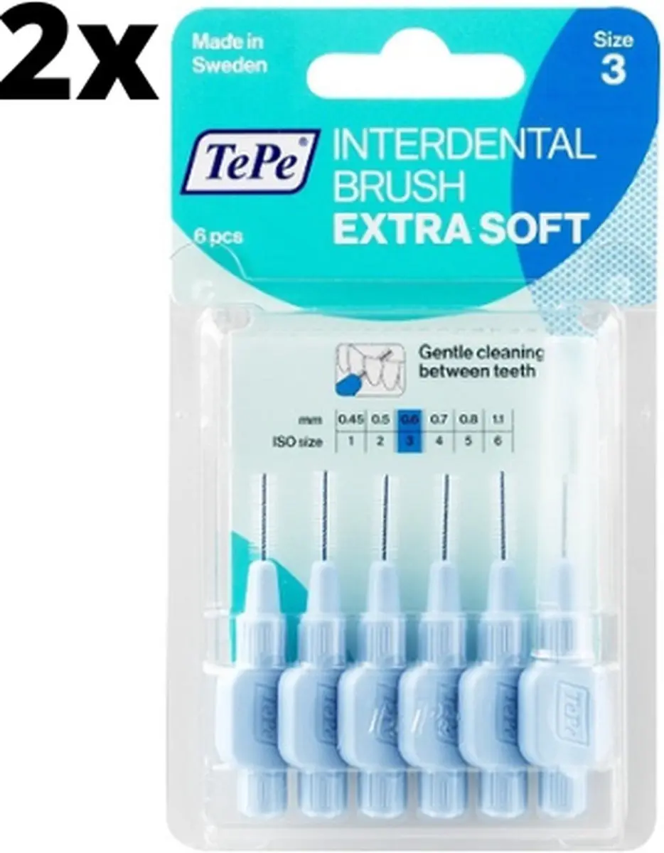 TePe Extra Soft 0,6mm Tandenborstels