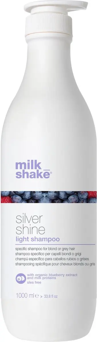 Milk Shake Silver Shine Light Shampoo 1000ml - Blond