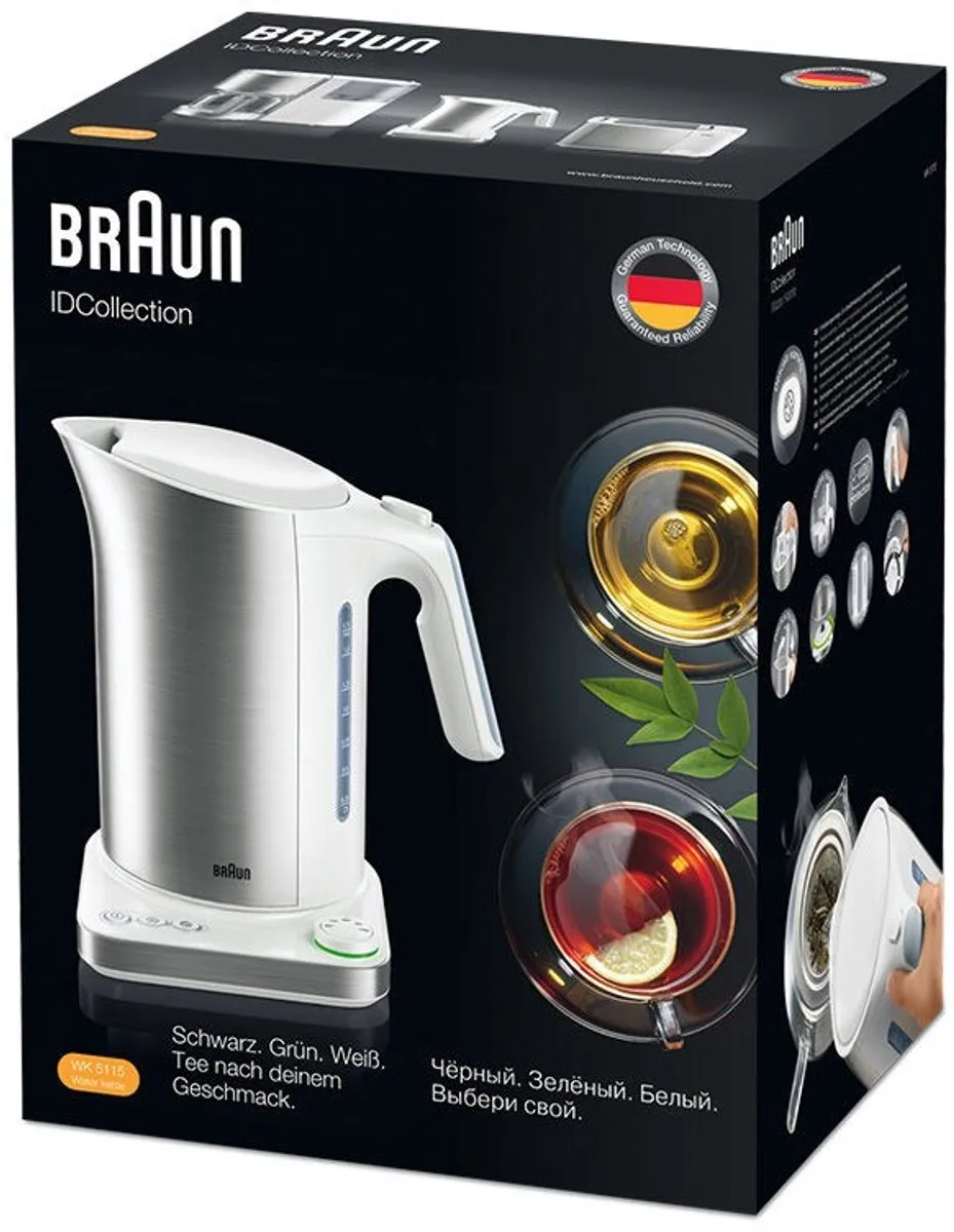 Braun ID Collection WK5115WH Waterkoker - 1.7L - 3000W - Wit
