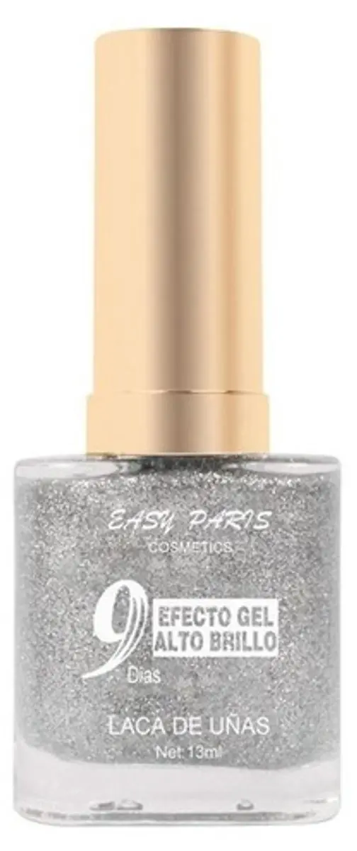 Easy Paris Nagellak Transparant Zilver 055