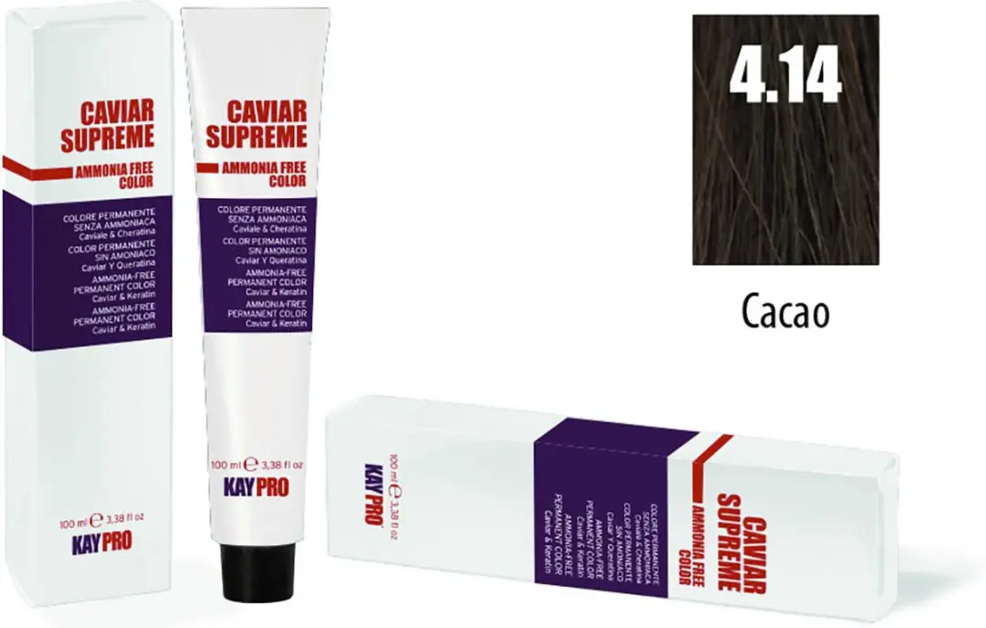 KayPro Caviar Supreme 4.14 Haarkleuring 100ml - Bruin
